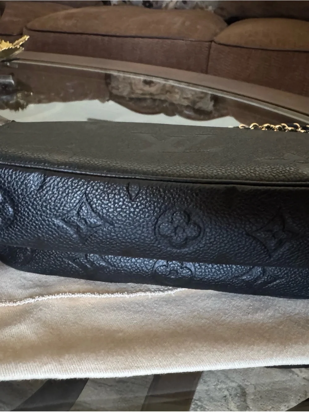 Louis Vuitton sleek black